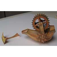 Leonardo da Vinci's paddlewheel ship