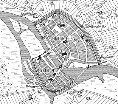 Stadtplan ca. 1600