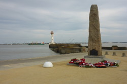 The Old Mole and the Operation Chariot monument